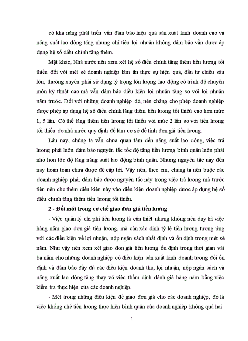 image for page Hoàn thiện cơ chế quản lý tiền lương thu nhập trong các doanh nghiệp Nhà nước