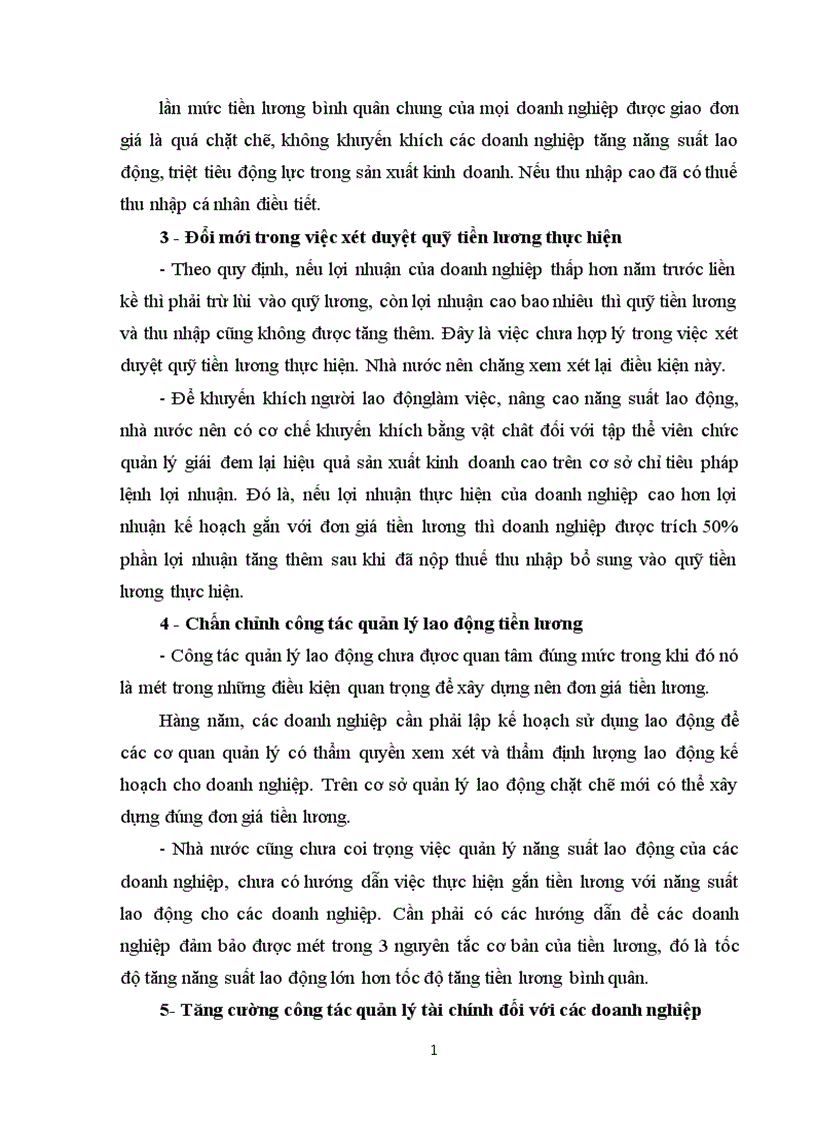 image for page Hoàn thiện cơ chế quản lý tiền lương thu nhập trong các doanh nghiệp Nhà nước