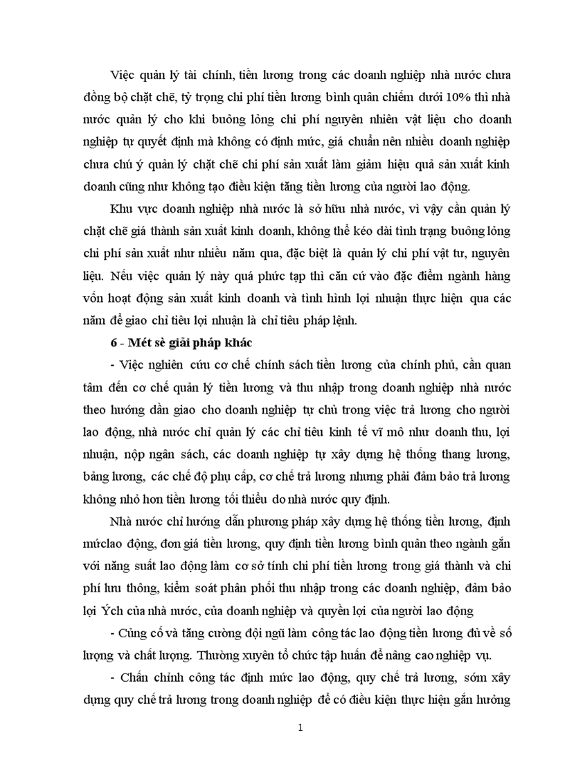 image for page Hoàn thiện cơ chế quản lý tiền lương thu nhập trong các doanh nghiệp Nhà nước