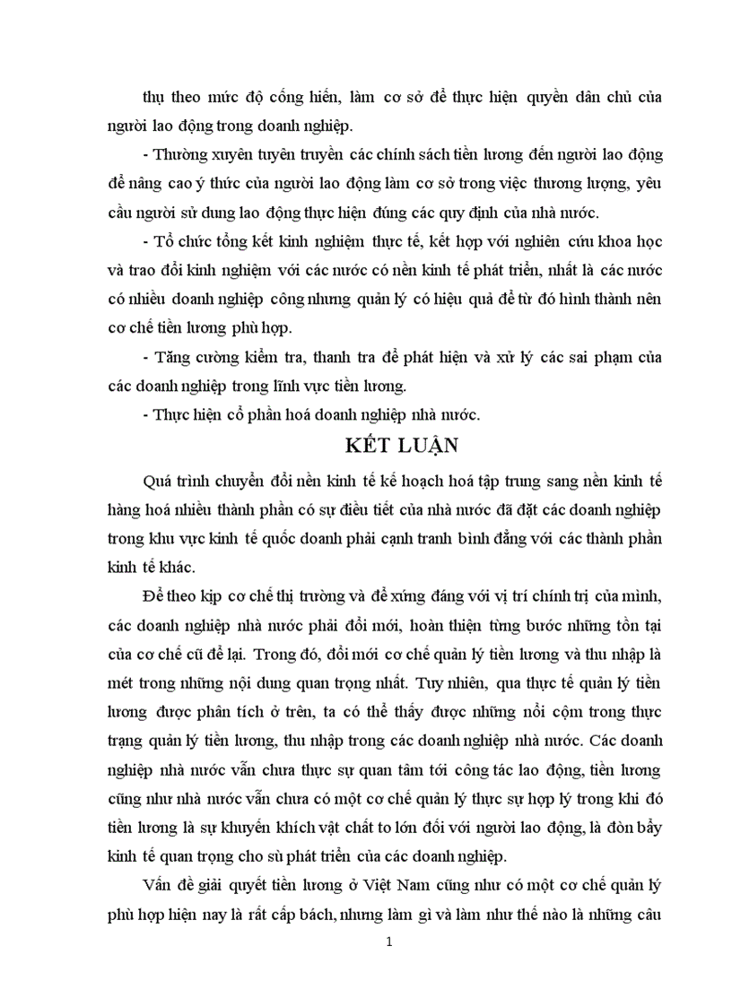 image for page Hoàn thiện cơ chế quản lý tiền lương thu nhập trong các doanh nghiệp Nhà nước