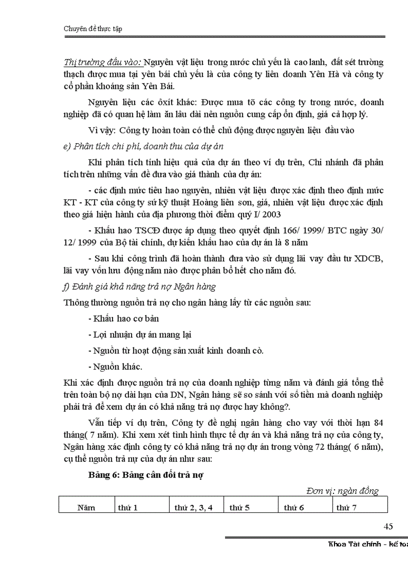 image for page Đánh giá rủi ro trước khi cho vay ĐTPT tại Chi nhánh ngân hàng ĐT PT Yên Bái 1