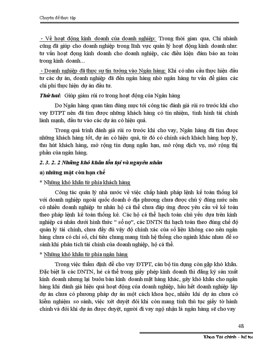 image for page Đánh giá rủi ro trước khi cho vay ĐTPT tại Chi nhánh ngân hàng ĐT PT Yên Bái 1