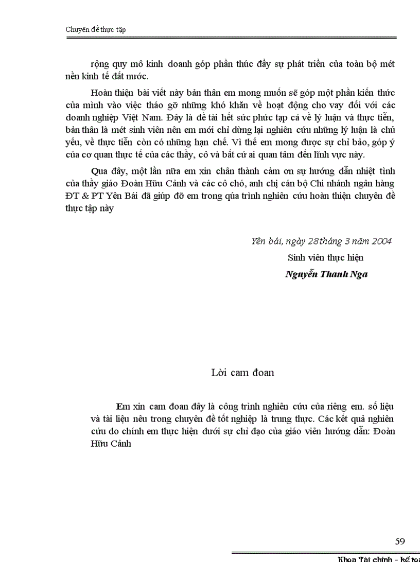 image for page Đánh giá rủi ro trước khi cho vay ĐTPT tại Chi nhánh ngân hàng ĐT PT Yên Bái 1