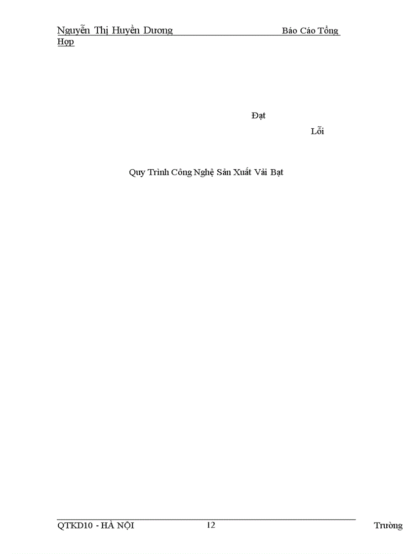 image for page Báo cáo tổng hợp về công tác kế toán tại công ty Dệt vải công nghiệp Hà Nội