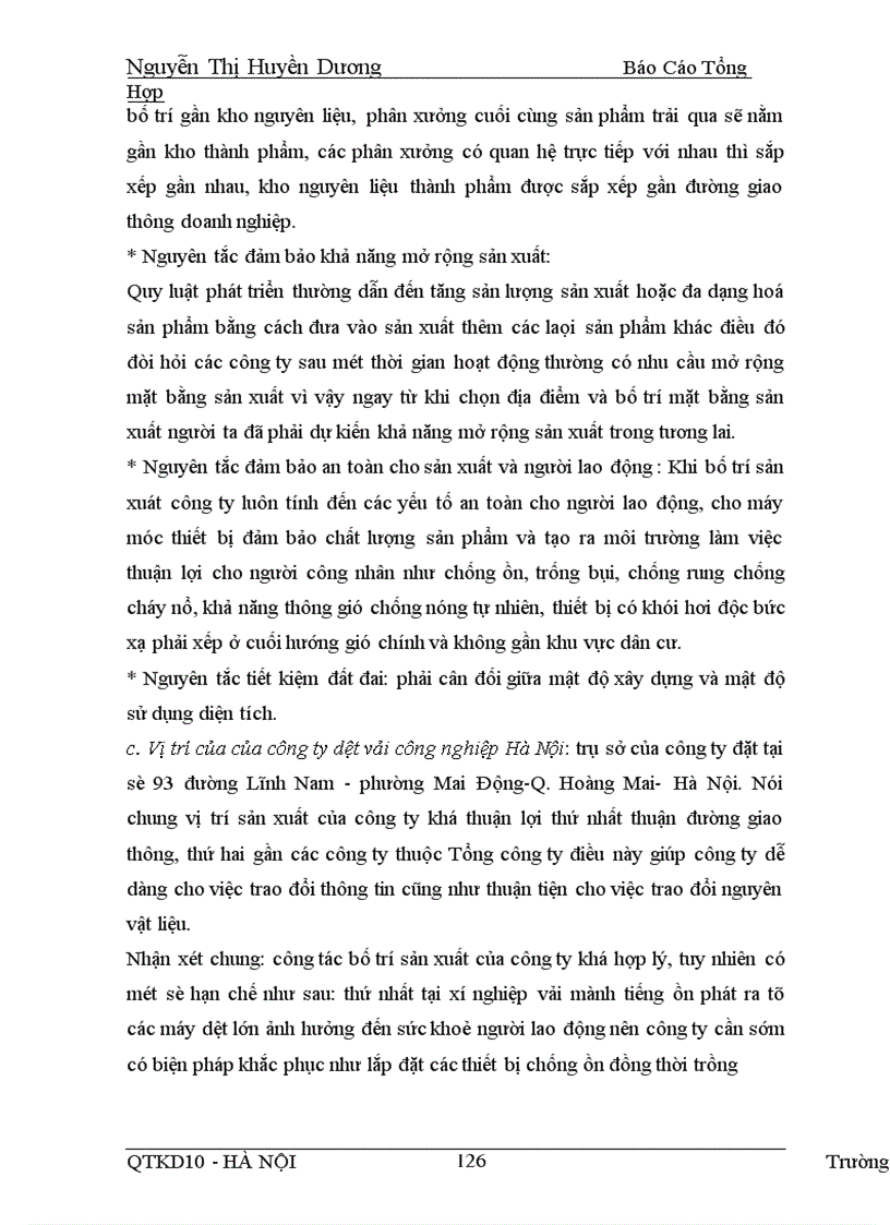 image for page Báo cáo tổng hợp về công tác kế toán tại công ty Dệt vải công nghiệp Hà Nội