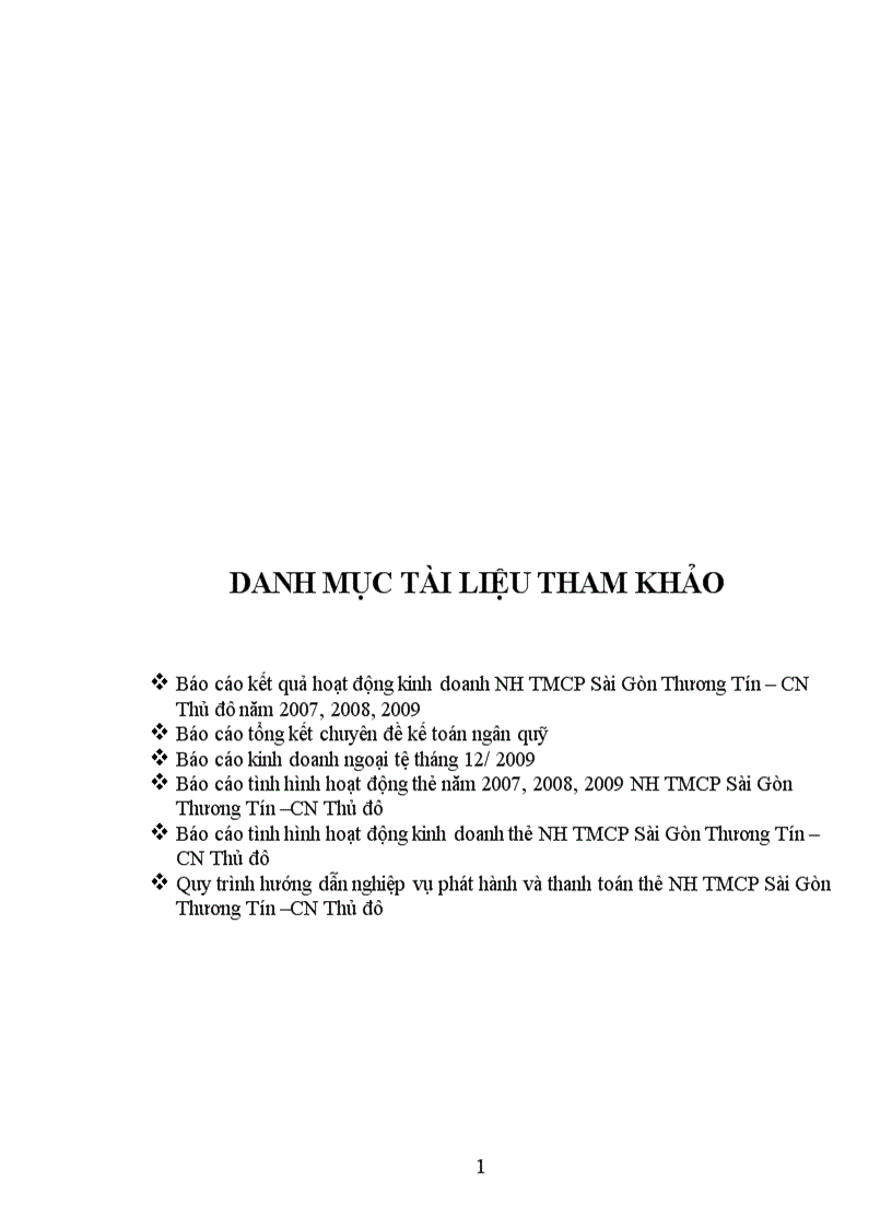 image for page Thực trạng phát hành và thanh toán thẻ tại NH TMCP Sài Gòn Thương Tín Chi nhánh Thủ Đô