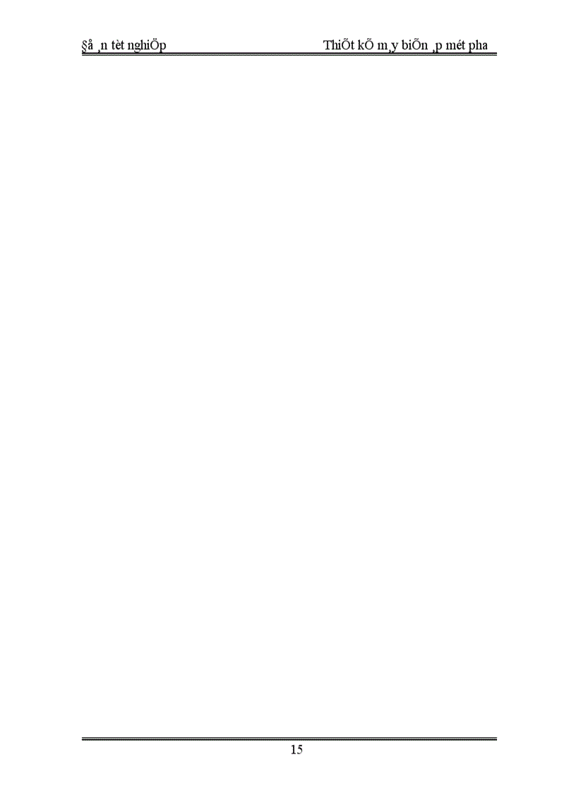 image for page Thiết kế máy biến áp một pha