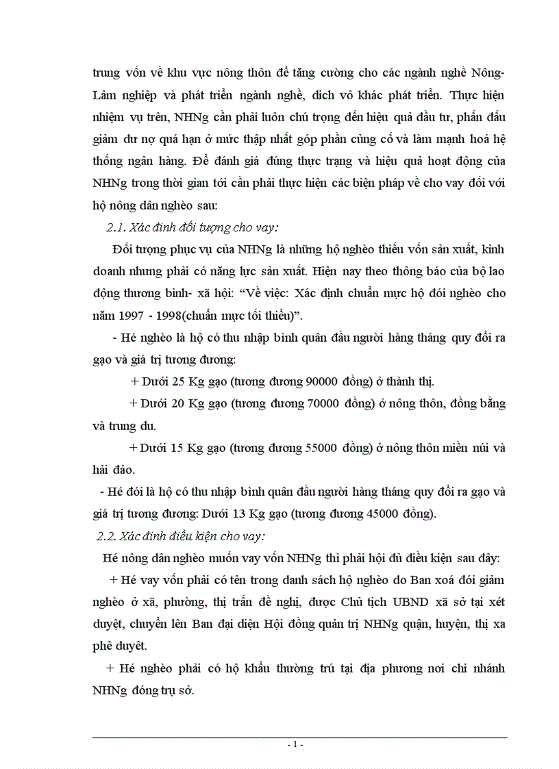 image for page Giải pháp nhằm nâng cao hiệu quả tín dụng ngân hàng đối với hộ nông dân nghèo ở ngân hàng phục vụ người nghèo Việt Nam 1