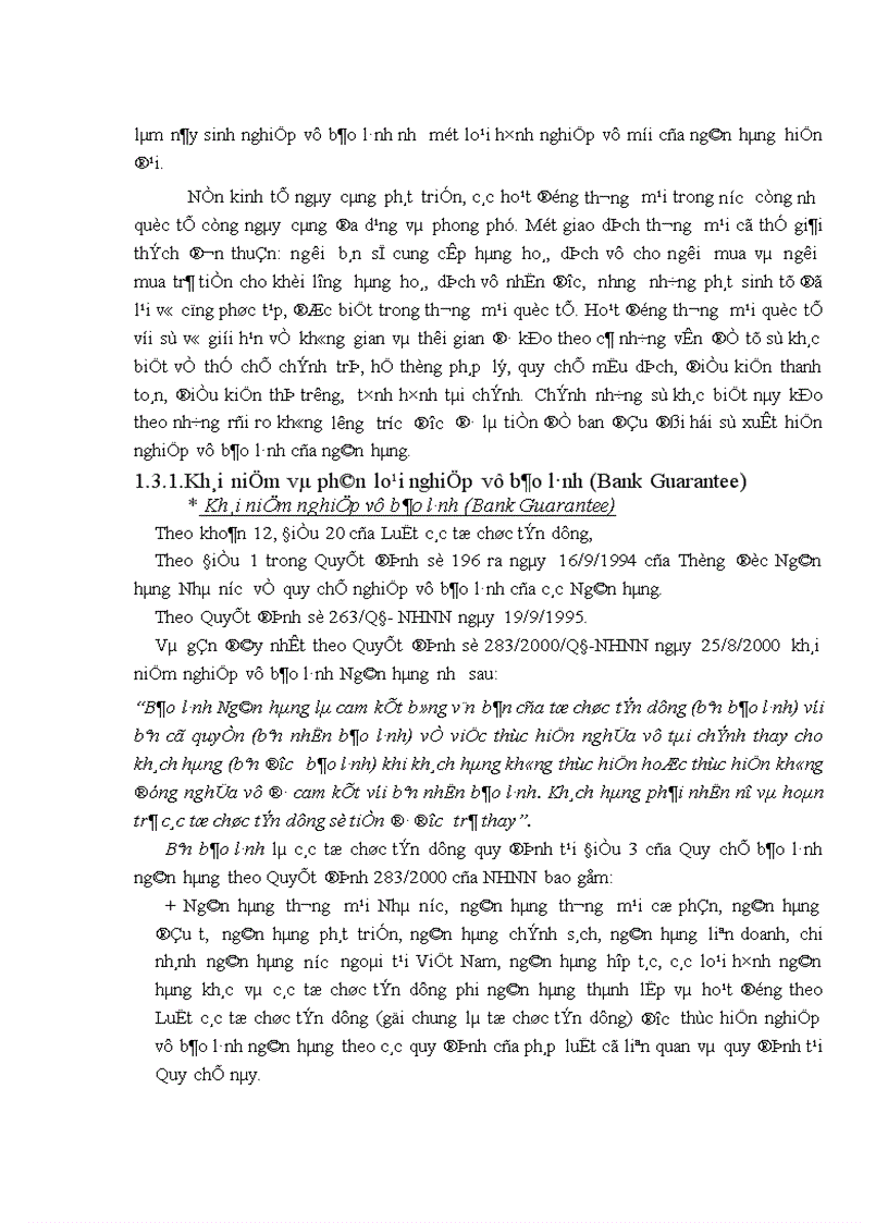 image for page Quan điểm toàn diện trong phát triển nghiệp vụ bảo lãnh tại Ngân hàng Ngoại Thương Việt Nam 1