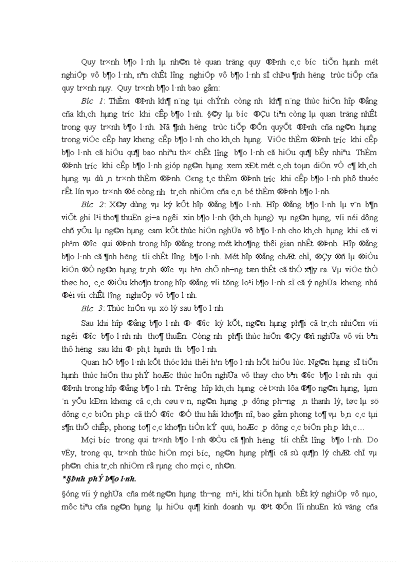 image for page Quan điểm toàn diện trong phát triển nghiệp vụ bảo lãnh tại Ngân hàng Ngoại Thương Việt Nam 1