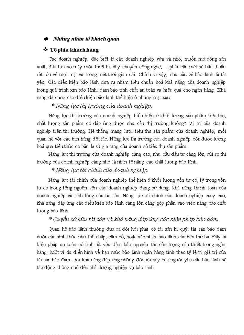 image for page Quan điểm toàn diện trong phát triển nghiệp vụ bảo lãnh tại Ngân hàng Ngoại Thương Việt Nam 1