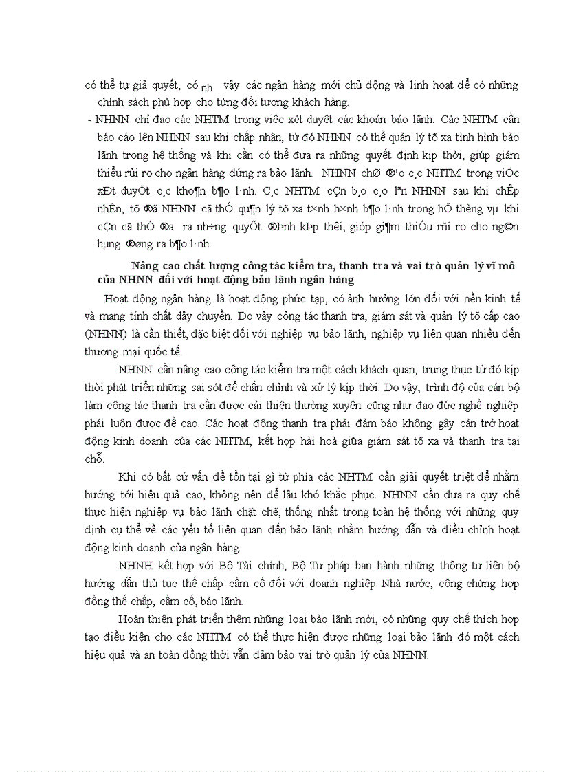 image for page Quan điểm toàn diện trong phát triển nghiệp vụ bảo lãnh tại Ngân hàng Ngoại Thương Việt Nam 1