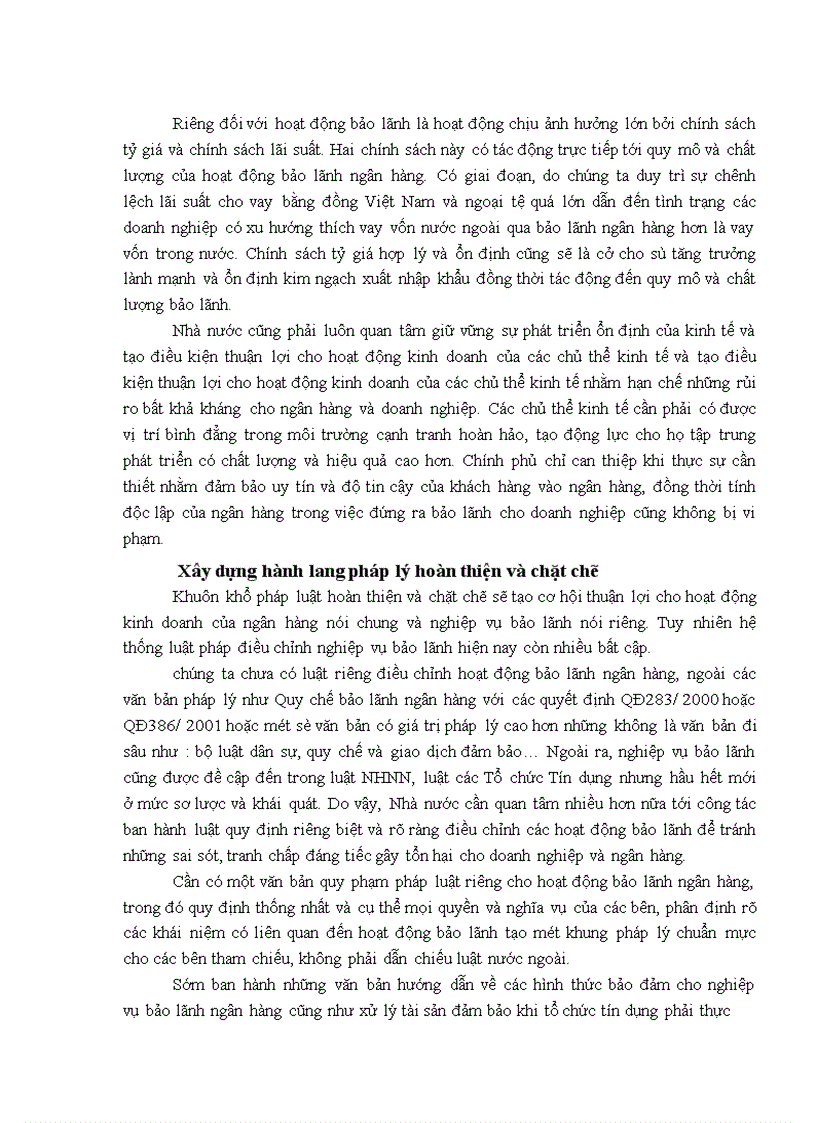 image for page Quan điểm toàn diện trong phát triển nghiệp vụ bảo lãnh tại Ngân hàng Ngoại Thương Việt Nam 1