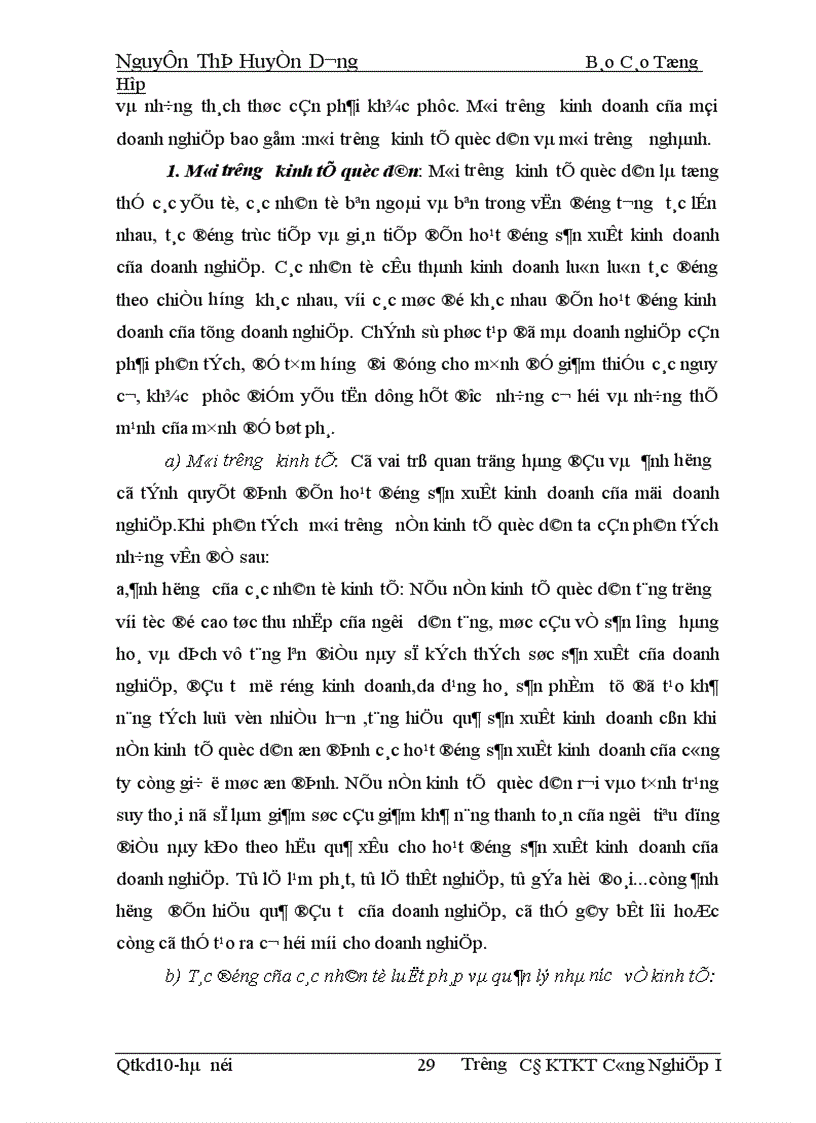 image for page Công tác quản lý chất lượng sản phẩm trong công ty Dệt vải công nghiệp Hà Nội 1