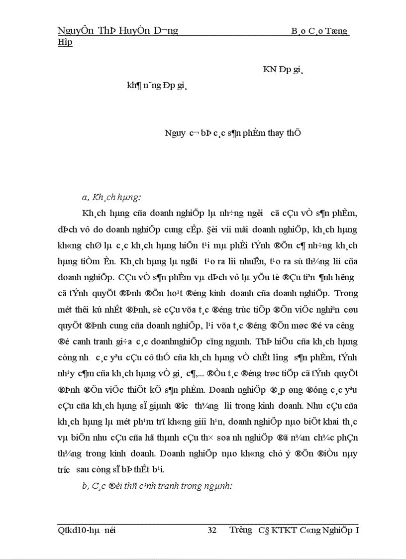 image for page Công tác quản lý chất lượng sản phẩm trong công ty Dệt vải công nghiệp Hà Nội 1