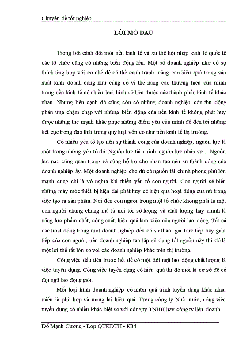 image for page Công tác tuyển dụng lao động tại Công ty TNHH Nhà nước một thành viên Cơ điện Trần Phú 1