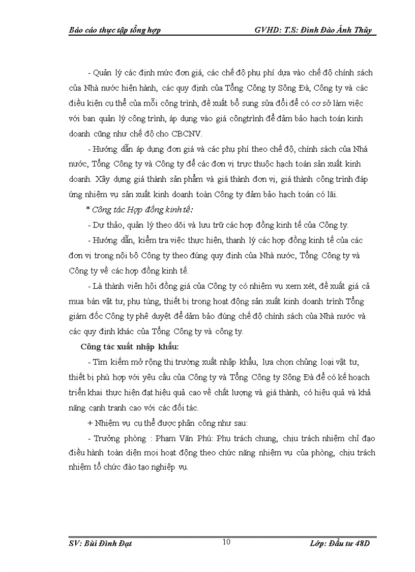 image for page Hoạt động đầu tư của công ty cổ phần Sông Đà 10 1