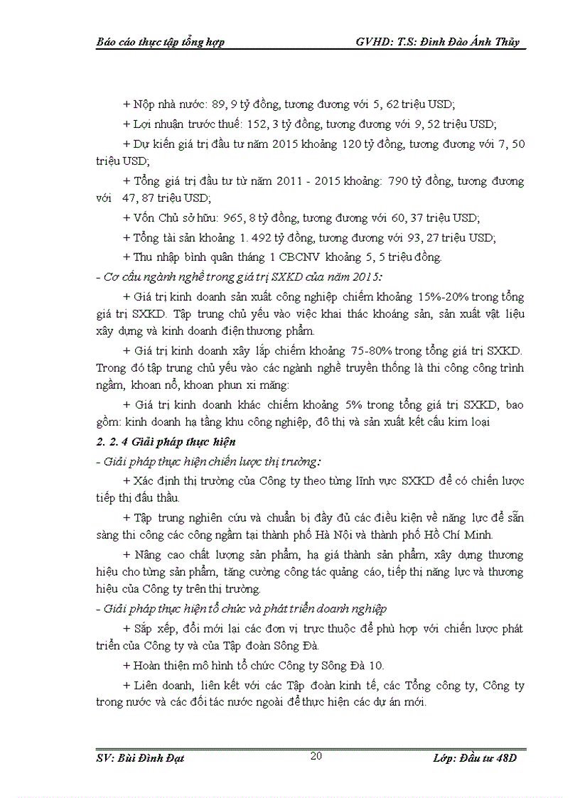 image for page Hoạt động đầu tư của công ty cổ phần Sông Đà 10 1