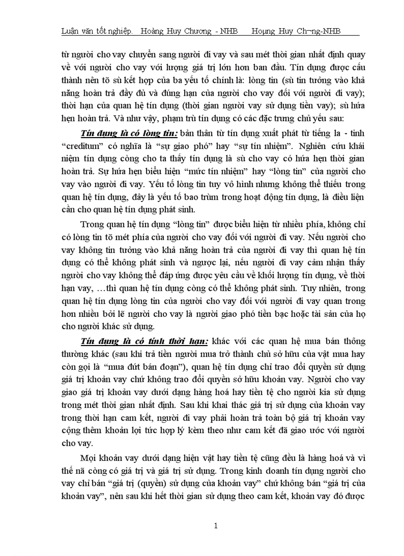 image for page Giải pháp nâng cao chất lượng tín dụng khi cho vay Doanh nghiệp Nhà nước tại Chi nhánh Ngân hàng Công thương Khu vực Ba Đình 1