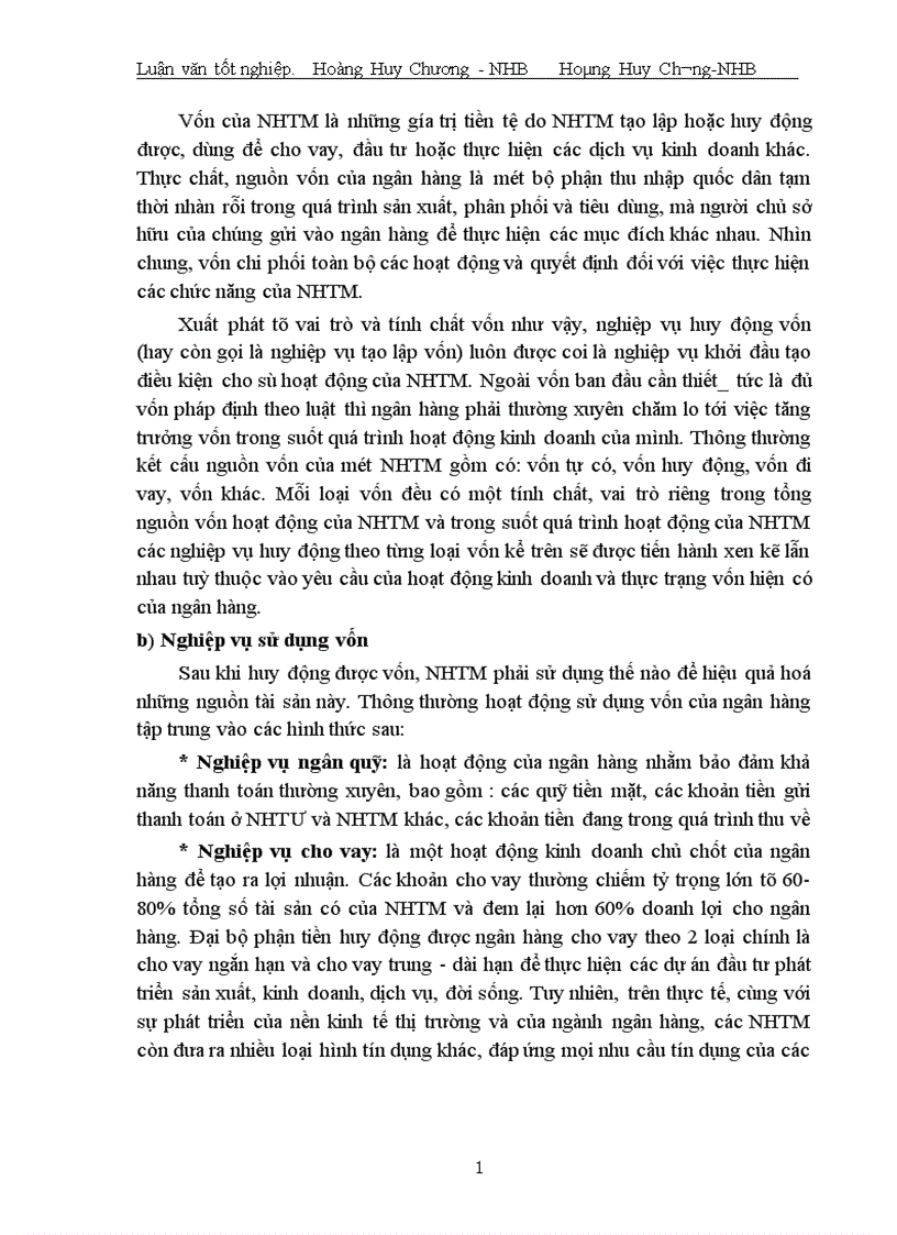 image for page Giải pháp nâng cao chất lượng tín dụng khi cho vay Doanh nghiệp Nhà nước tại Chi nhánh Ngân hàng Công thương Khu vực Ba Đình 1