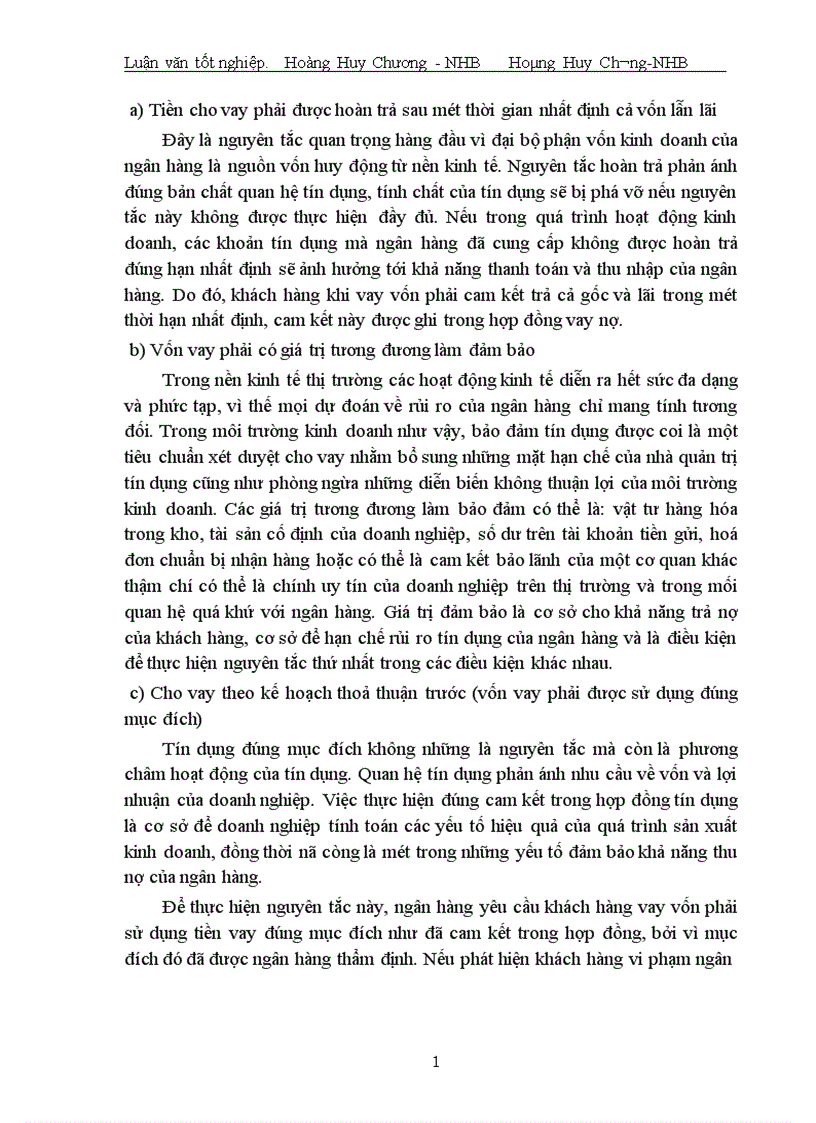 image for page Giải pháp nâng cao chất lượng tín dụng khi cho vay Doanh nghiệp Nhà nước tại Chi nhánh Ngân hàng Công thương Khu vực Ba Đình 1