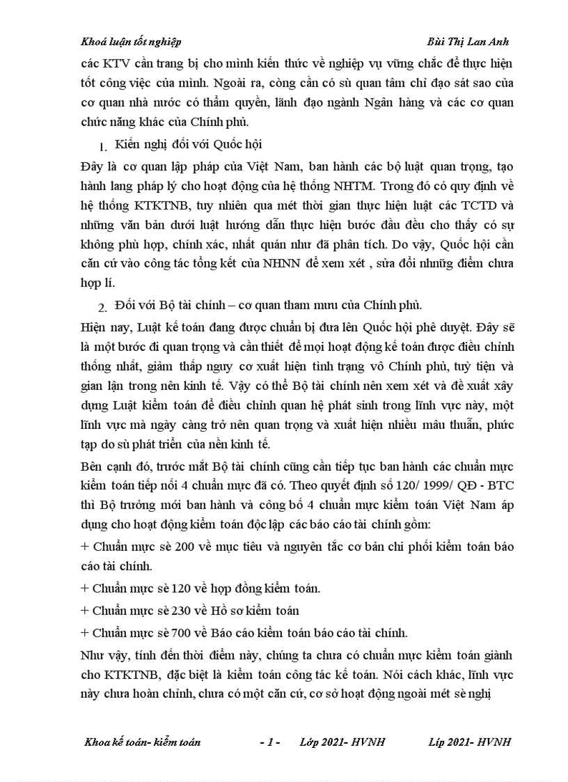 image for page Một số giải pháp nhằm nâng cao chất lượng kiểm toán nội bộ công tác kế toán tại chi nhánh Thăng Long NHNo PTN Việt Nam 1