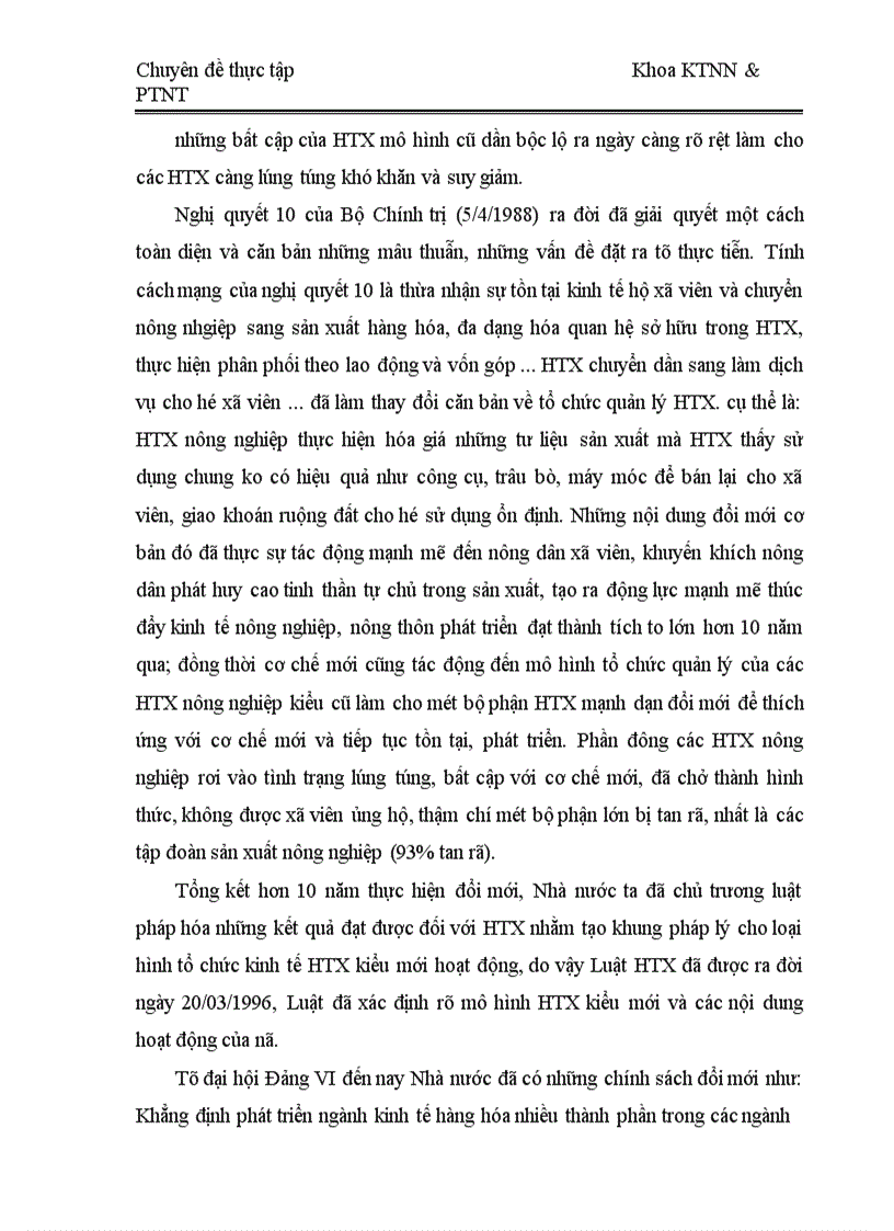 image for page Thực trạng và một số giải pháp nâng cao hiệu quả hoạt động của HTX vùng đồng bằng Sông Hồng 1