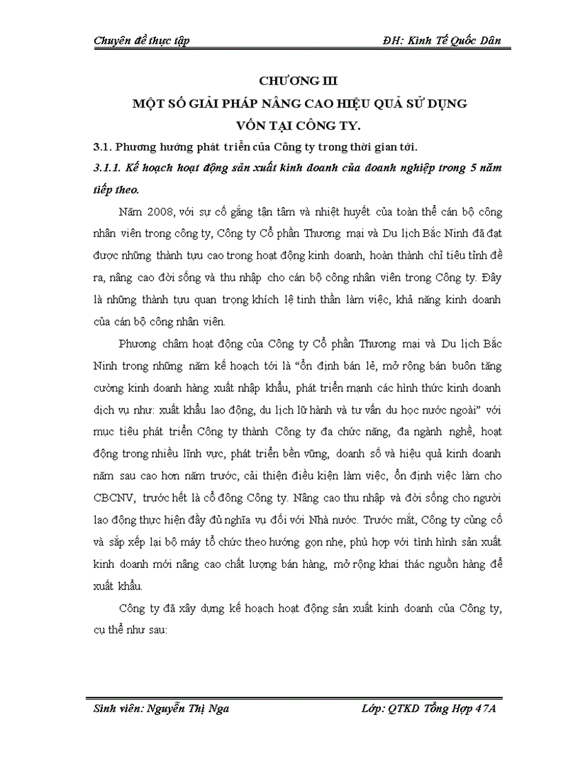 image for page Một số giải pháp nâng cao hiệu quả sử dụng vốn tại Công ty Cổ phần Thương mại và Du lịch Bắc Ninh