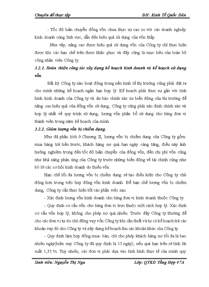 image for page Một số giải pháp nâng cao hiệu quả sử dụng vốn tại Công ty Cổ phần Thương mại và Du lịch Bắc Ninh