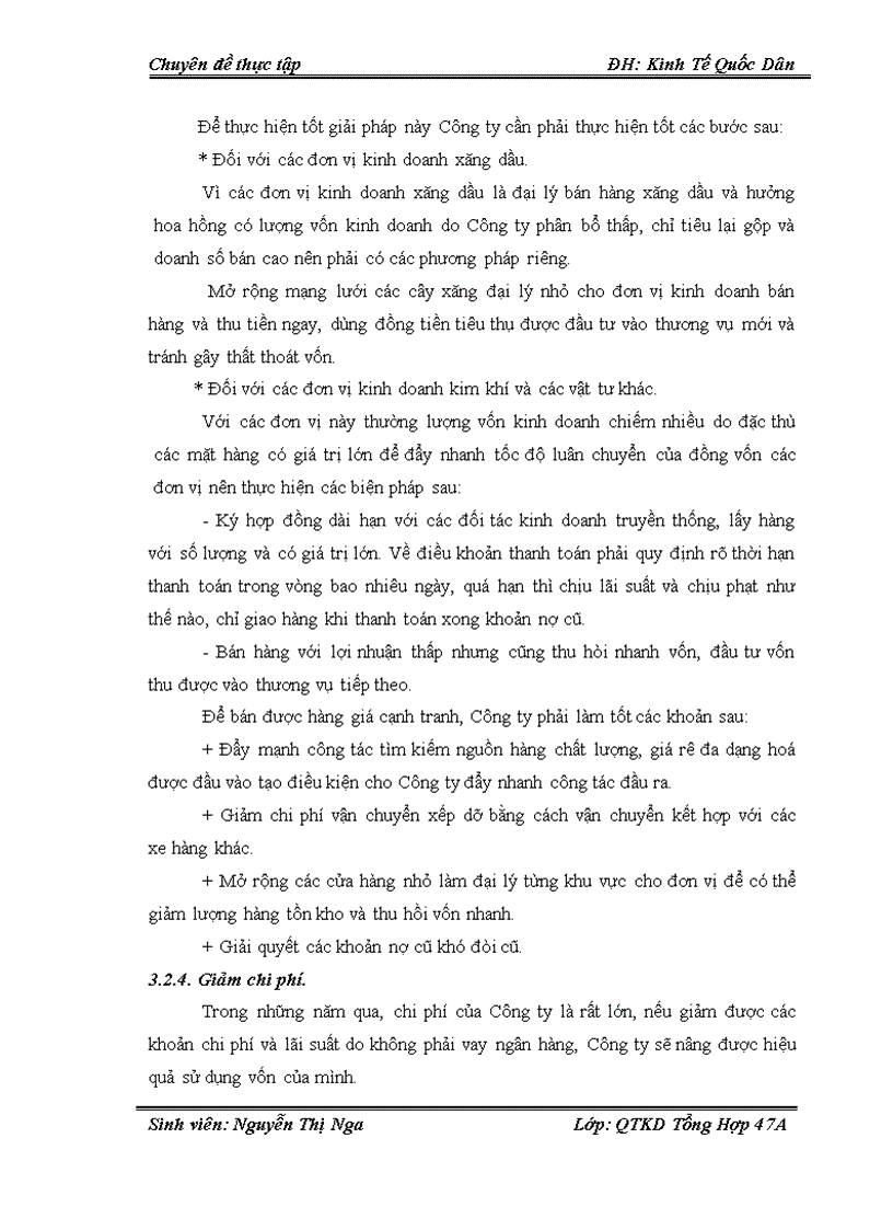 image for page Một số giải pháp nâng cao hiệu quả sử dụng vốn tại Công ty Cổ phần Thương mại và Du lịch Bắc Ninh