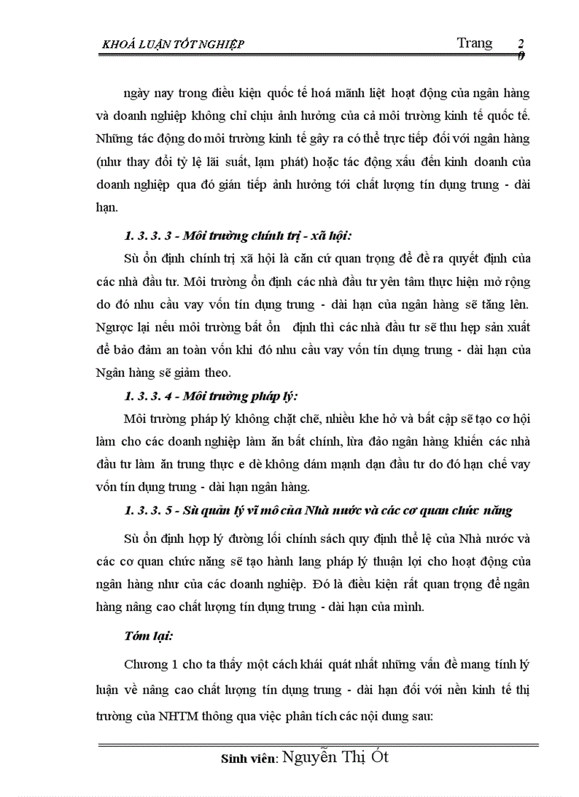 image for page Giải pháp nâng cao chất lượng tín dụng trung dài hạn tại chi nhánh NHNo PTNT huyện Lâm Thao 1