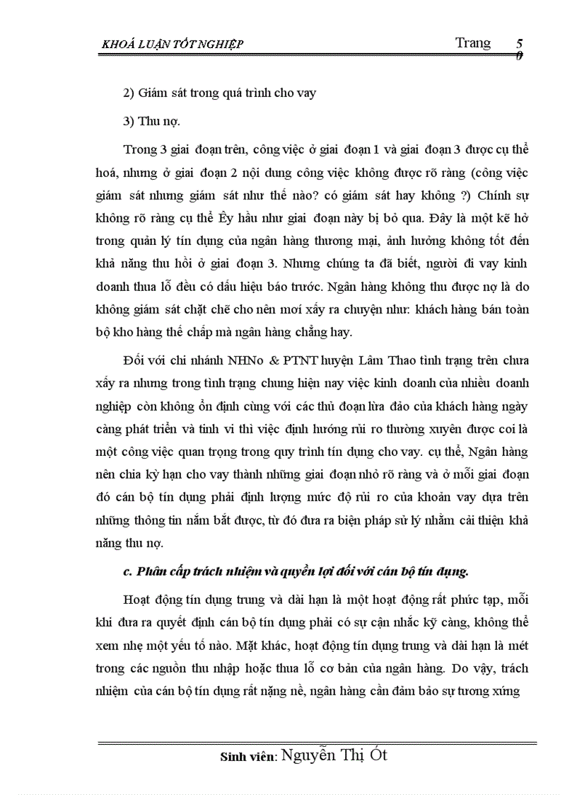 image for page Giải pháp nâng cao chất lượng tín dụng trung dài hạn tại chi nhánh NHNo PTNT huyện Lâm Thao 1