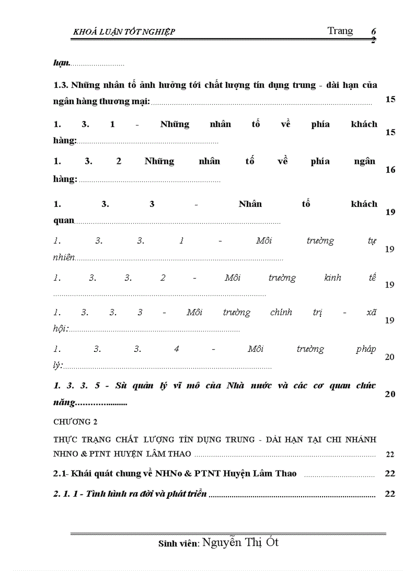 image for page Giải pháp nâng cao chất lượng tín dụng trung dài hạn tại chi nhánh NHNo PTNT huyện Lâm Thao 1