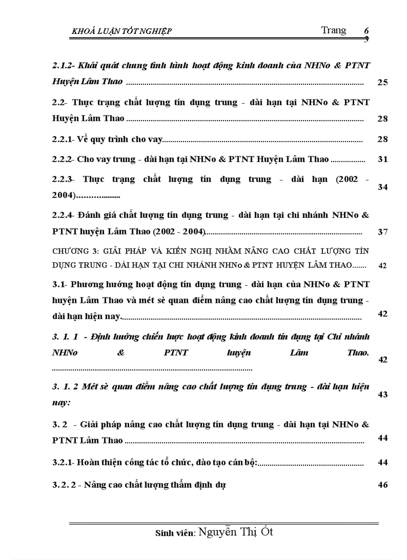 image for page Giải pháp nâng cao chất lượng tín dụng trung dài hạn tại chi nhánh NHNo PTNT huyện Lâm Thao 1
