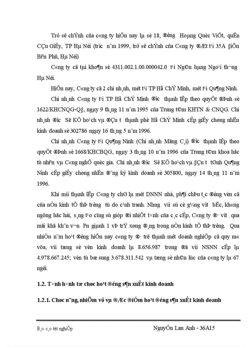 image for page Vốn kinh doanh và những biện pháp nâng cao hiệu quả sử dụng vốn kinh doanh ở Công ty vật liệu và công nghệ 1