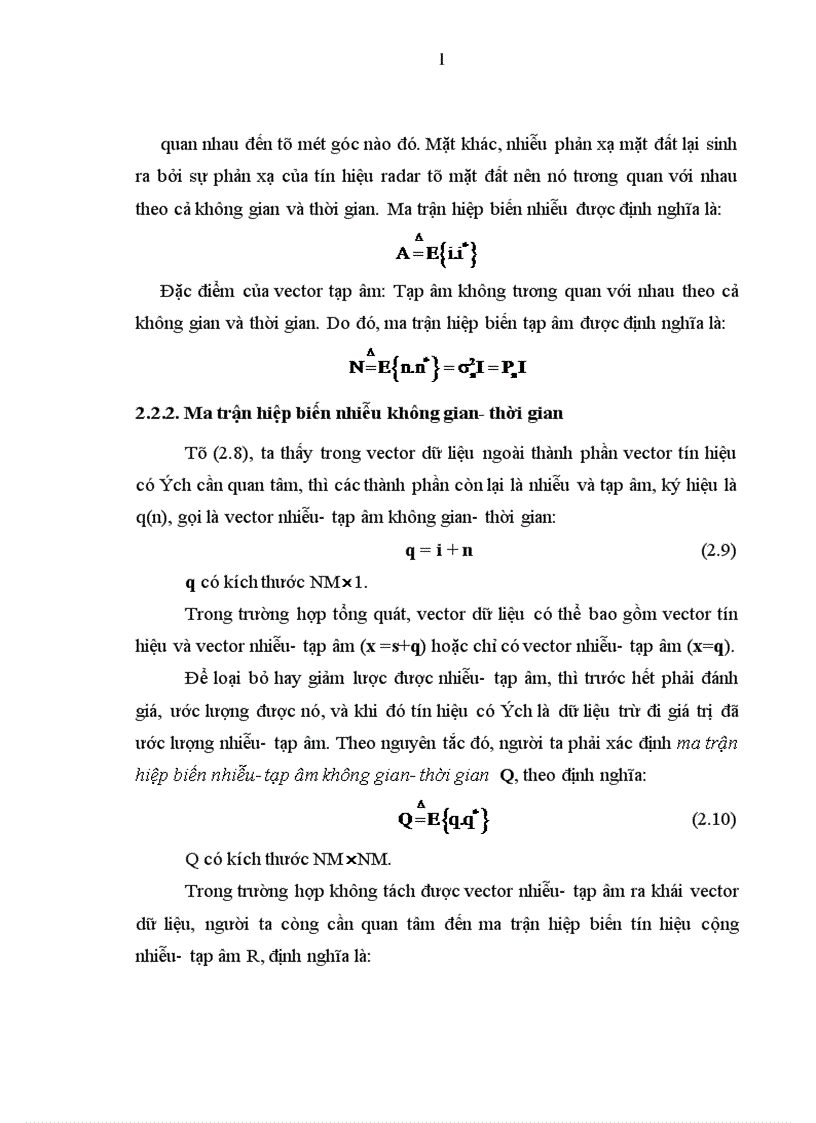 image for page Xử lý tín hiệu không gian thời gian
