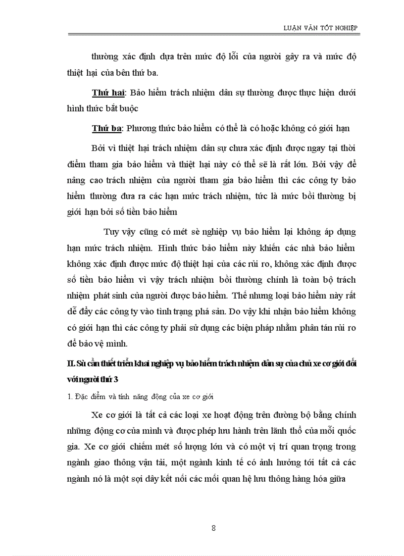 image for page Nghiệp vụ bảo hiểm trách nhiệm dân sự của chủ xe cơ giới đối với người thứ 3 tại công ty bảo hiểm cổ phần Petrolimex thực trạng và giải pháp 1