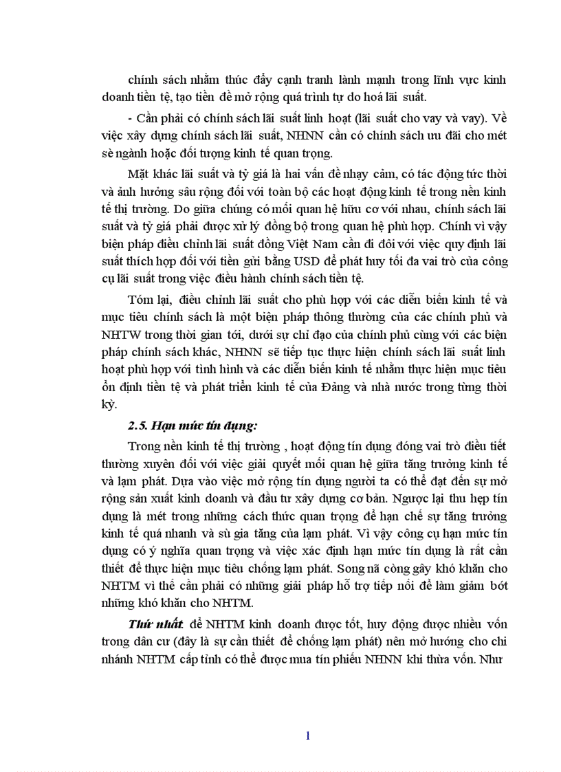 image for page Sử dụng chính sách tiền tệ nhằm kiểm soát lạm phát 1