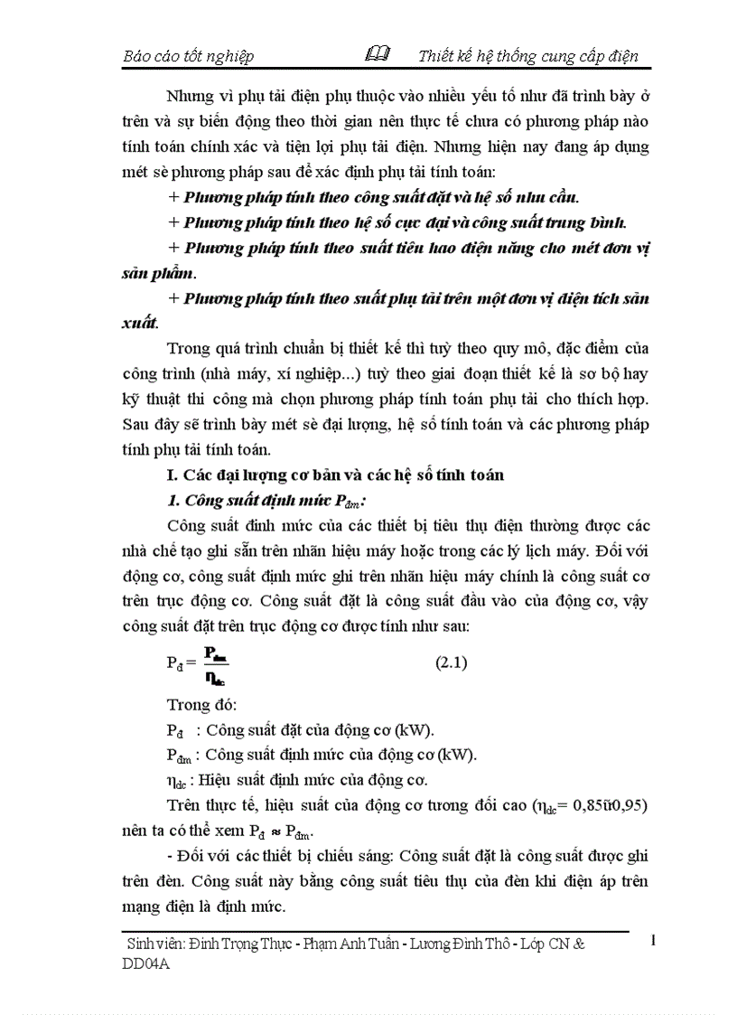image for page Thiết kế chọn thiết bị lắp đặt hệ thống cung cấp điện cho một xưởng chế biến thức ăn gia súc 1