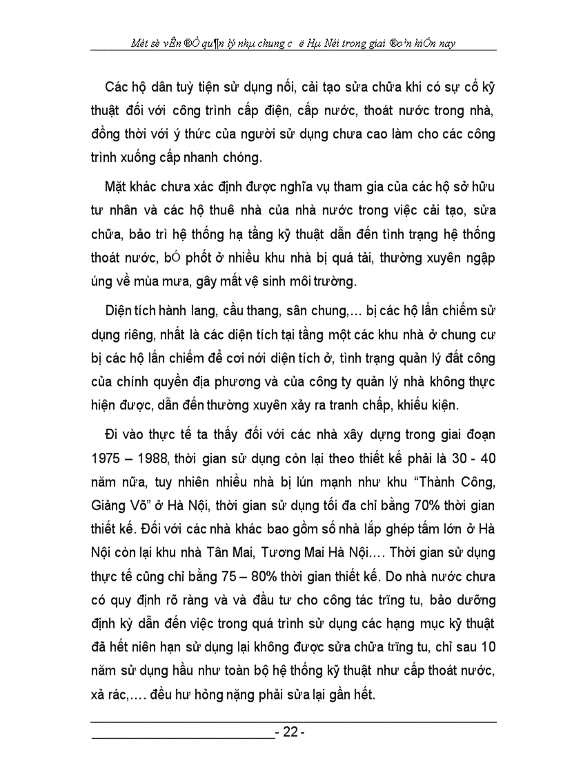 image for page Một số vấn đề quản lý chung cư ở HÀ NỘI trong giai đoạn hiờn nay