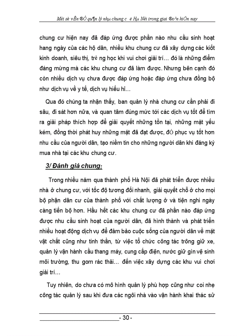 image for page Một số vấn đề quản lý chung cư ở HÀ NỘI trong giai đoạn hiờn nay