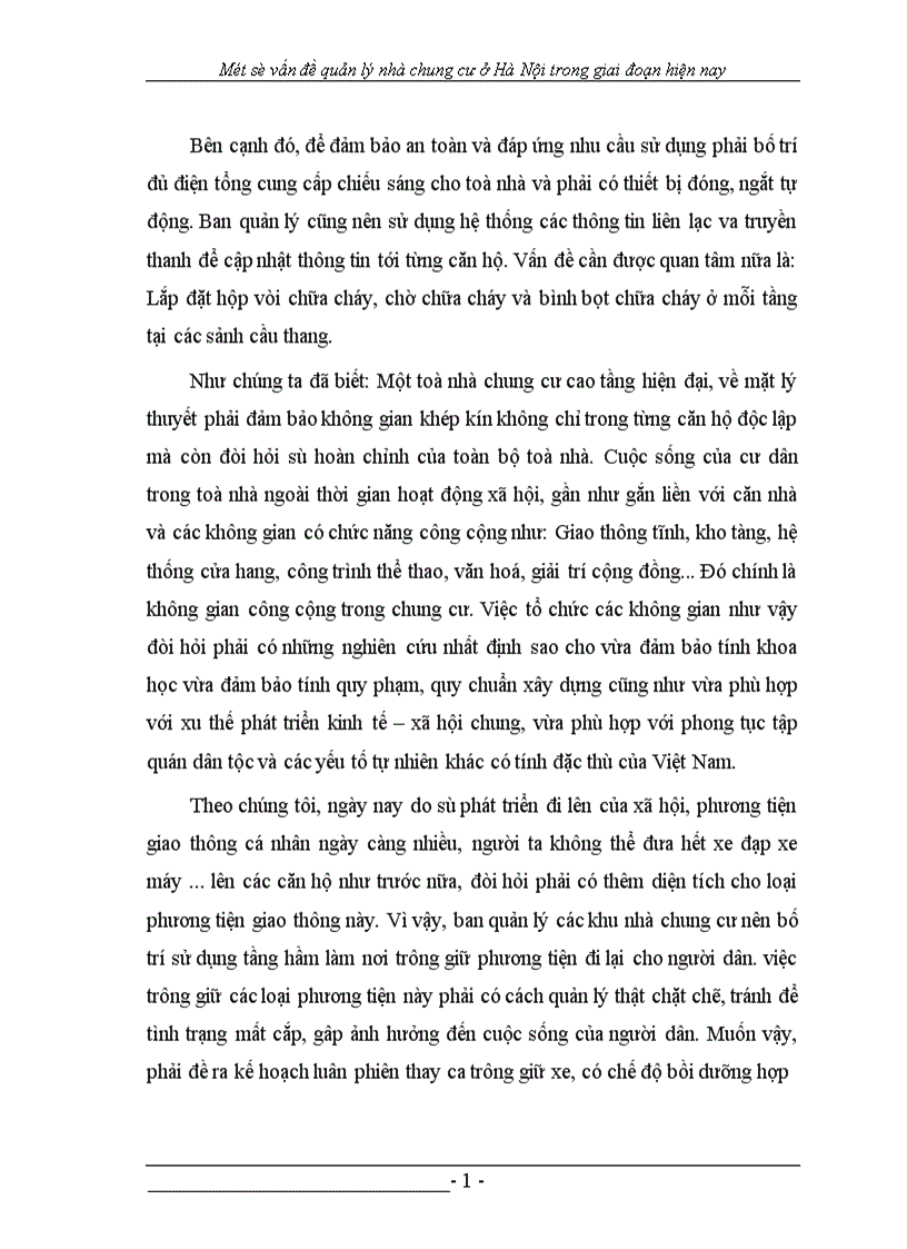 image for page Một số vấn đề quản lý chung cư ở HÀ NỘI trong giai đoạn hiờn nay