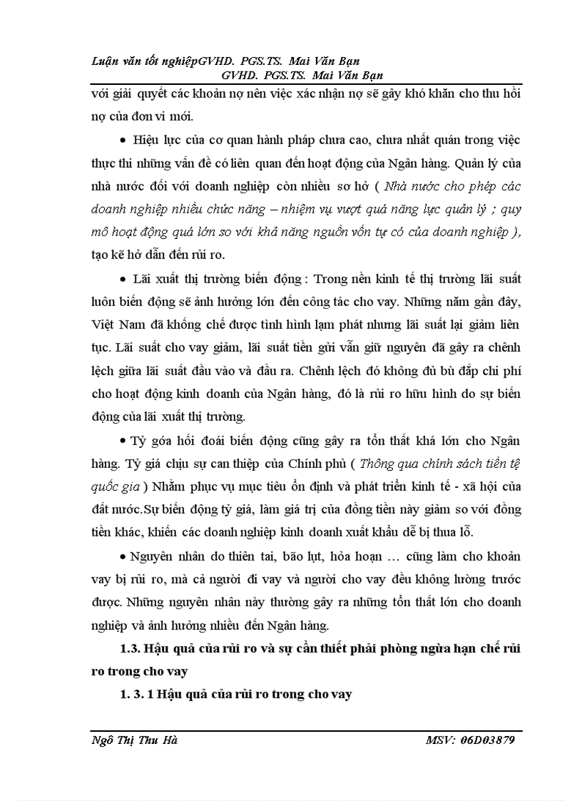 image for page Một số giải pháp góp phần ngăn ngừa và hạn chế rủi ro trong cho vay tại Ngân hàng Thương mại cổ phần Bắc Á chi nhánh Hà Nôi