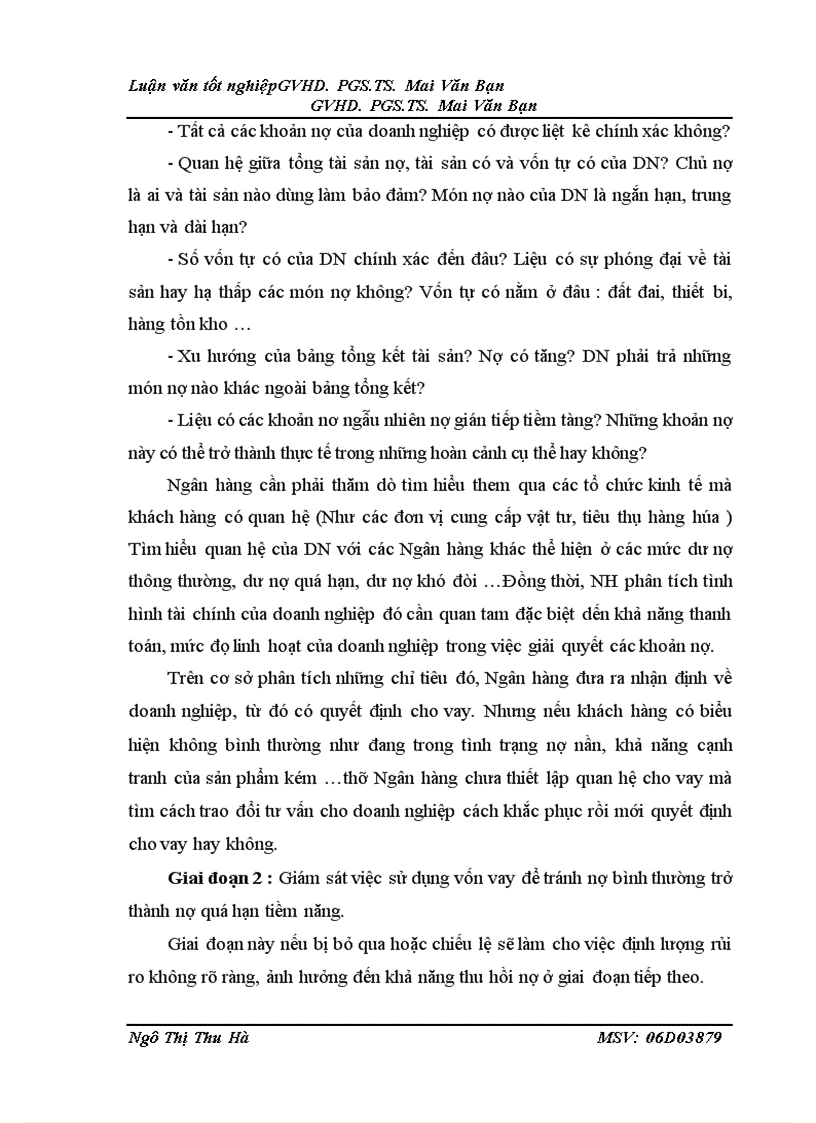 image for page Một số giải pháp góp phần ngăn ngừa và hạn chế rủi ro trong cho vay tại Ngân hàng Thương mại cổ phần Bắc Á chi nhánh Hà Nôi