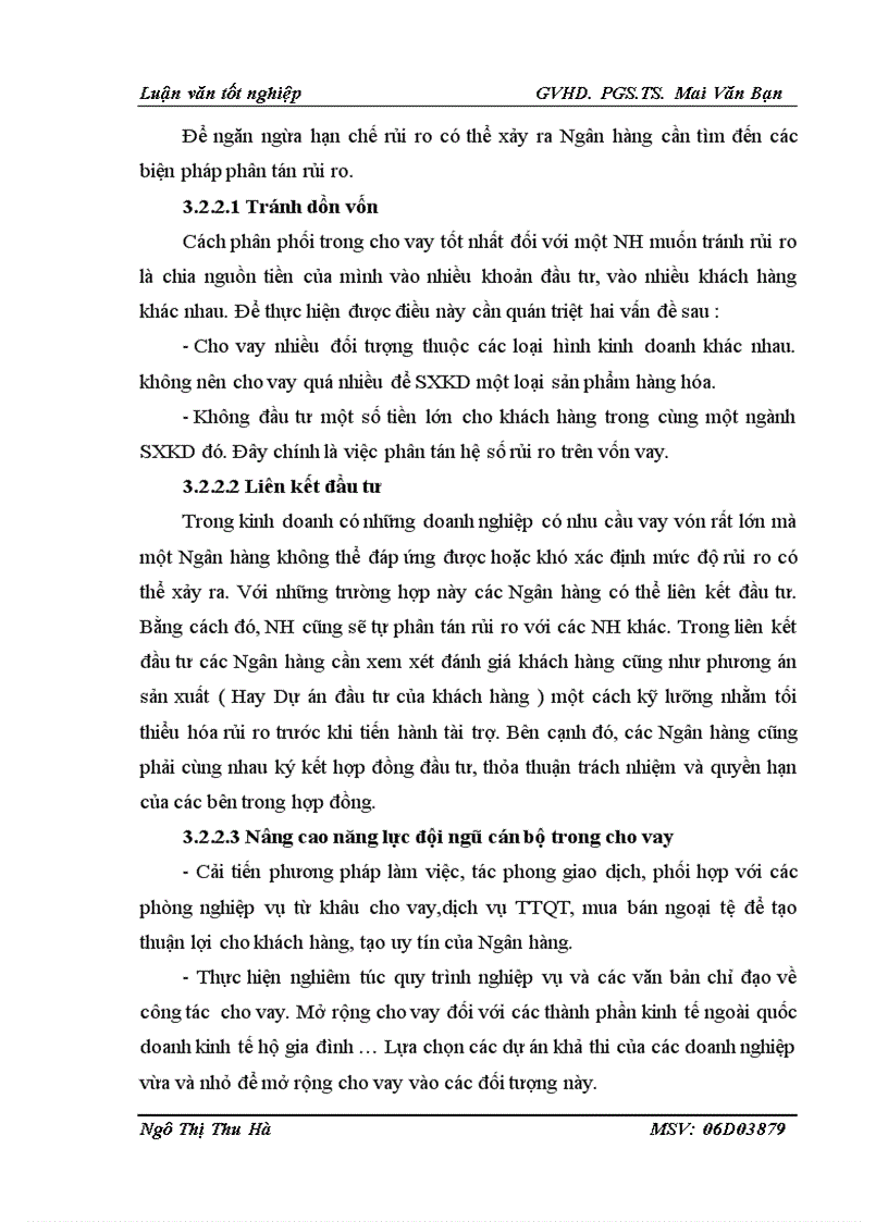 image for page Một số giải pháp góp phần ngăn ngừa và hạn chế rủi ro trong cho vay tại Ngân hàng Thương mại cổ phần Bắc Á chi nhánh Hà Nôi