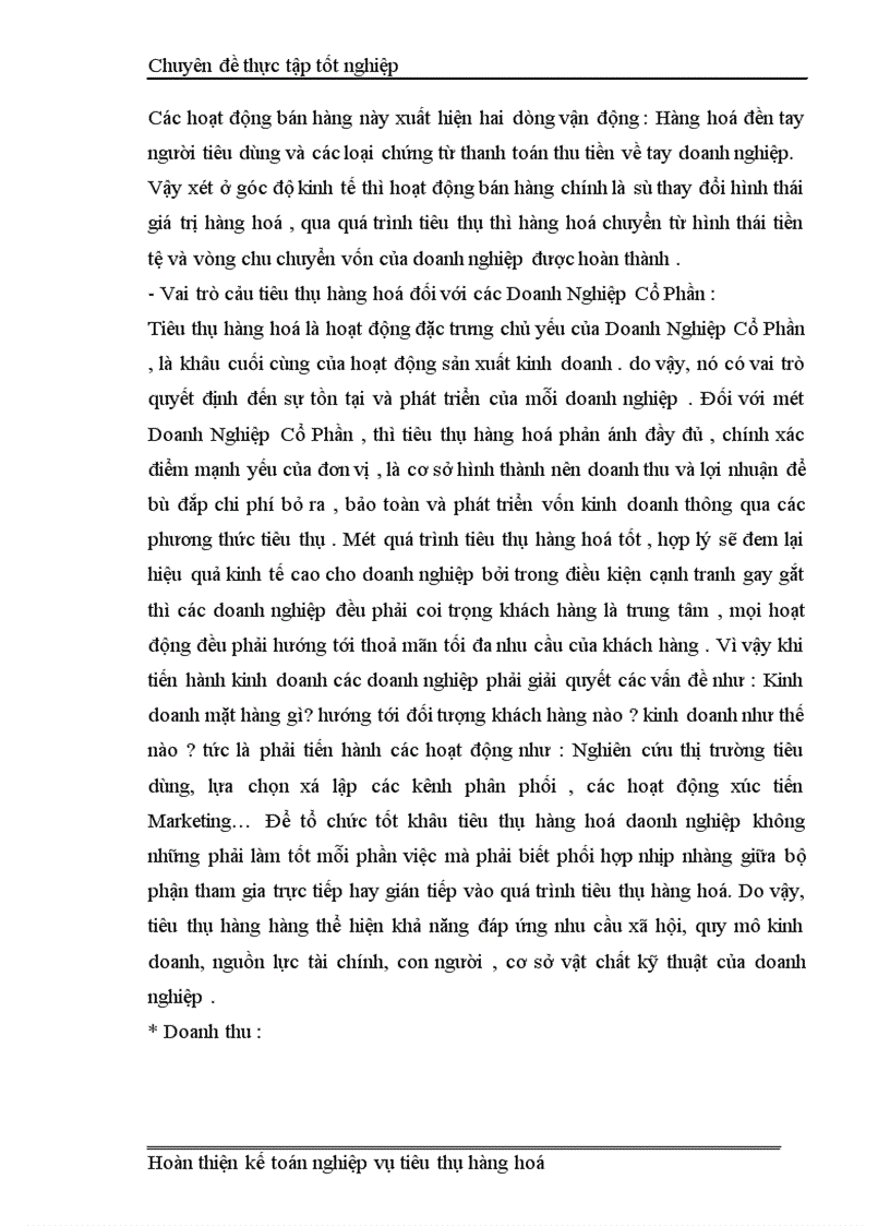 image for page Kế Toán Thành Phẩm Tiêu Thụ và Xác Định kết quả tiêu thụ tại Công ty cổ phần Tứ Gia 1