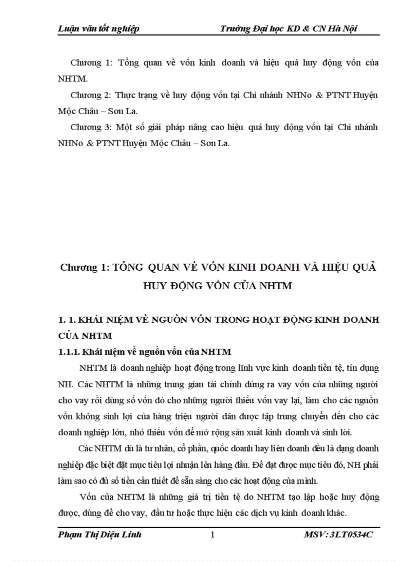 image for page Một số giải pháp nâng cao hiệu quả huy động vốn tại Chi nhánh NHNo PTNT Huyện Mộc Châu Sơn La
