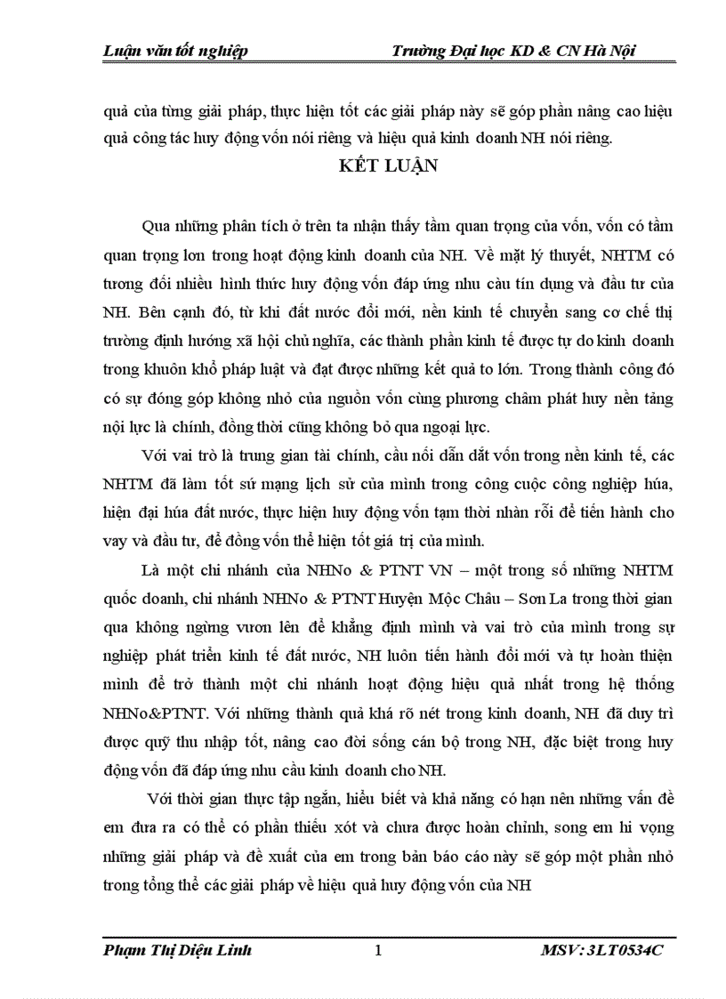 image for page Một số giải pháp nâng cao hiệu quả huy động vốn tại Chi nhánh NHNo PTNT Huyện Mộc Châu Sơn La