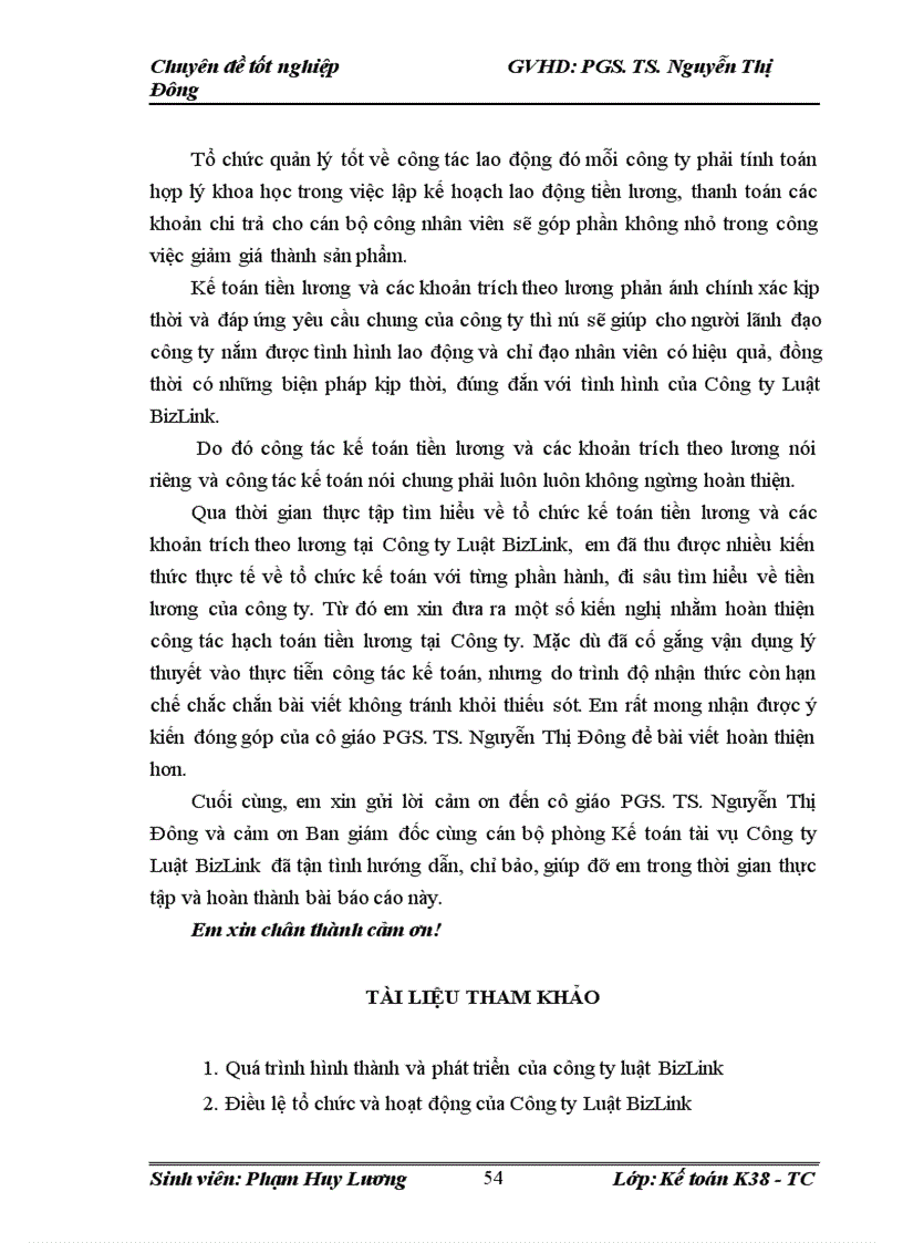 image for page Hoàn thiện công tác kế toán tiền lương và các khoản trích theo lương tại công ty Luật BizLink 1