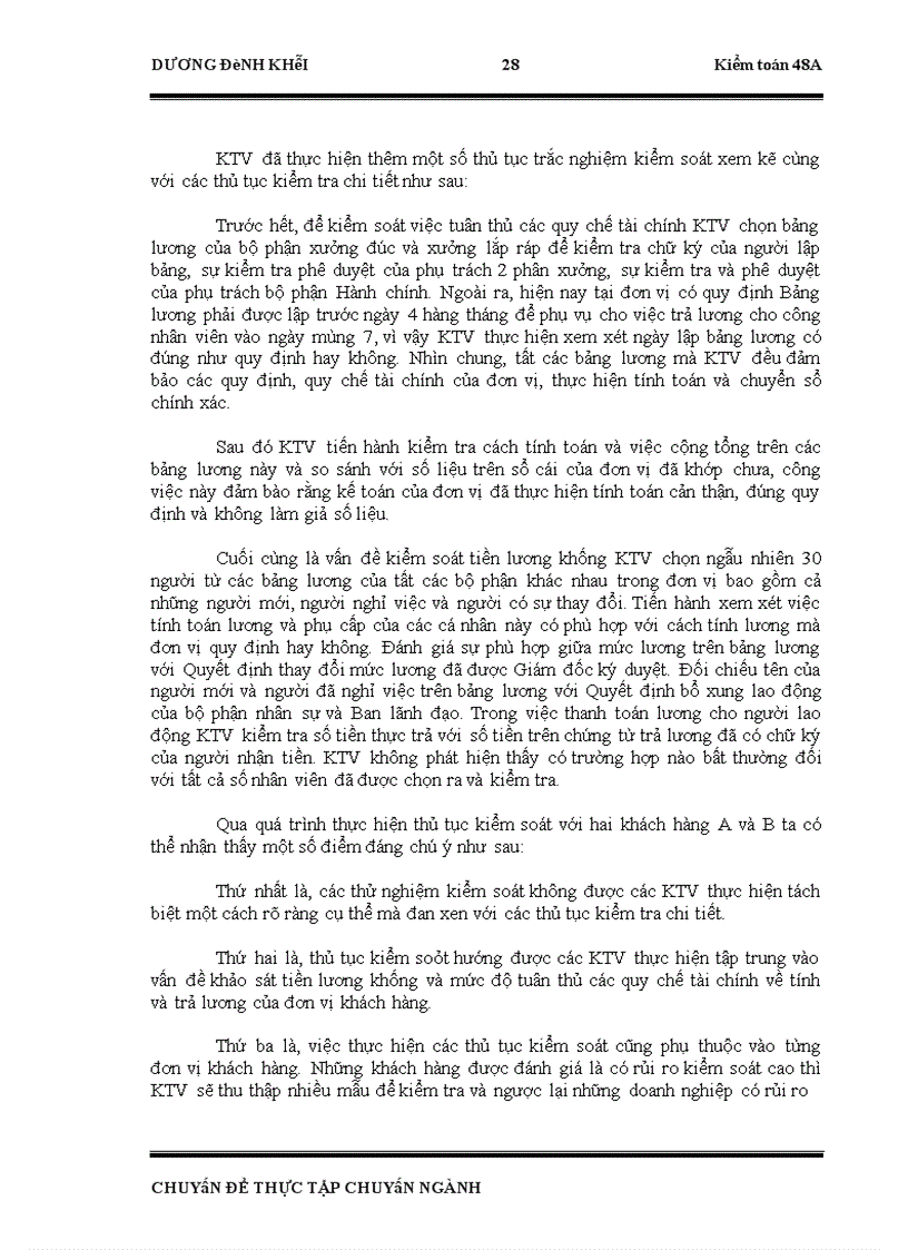 image for page Hoàn thiện kiểm toán khoản mục tiền lương trong kiểm toán BCTC doanh nghiệp sản xuất do Công ty TNHH Dịch vụ Tư Vấn Tài chính Kế toán và Kiểm toán AASC thực hiện 1